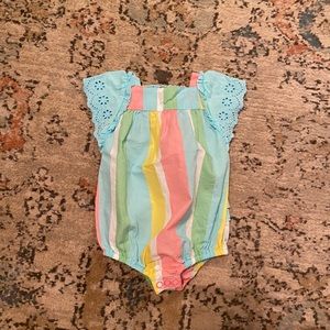 Newborn ruffle onesie